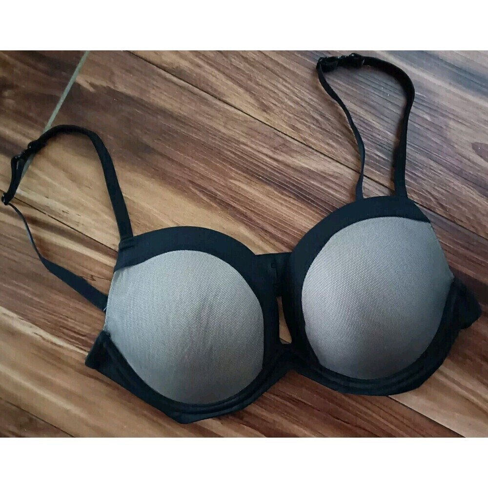 LE Mystere Infinite Possibilities Bra Sz 34C Convertible Straps  Underwire Mesh